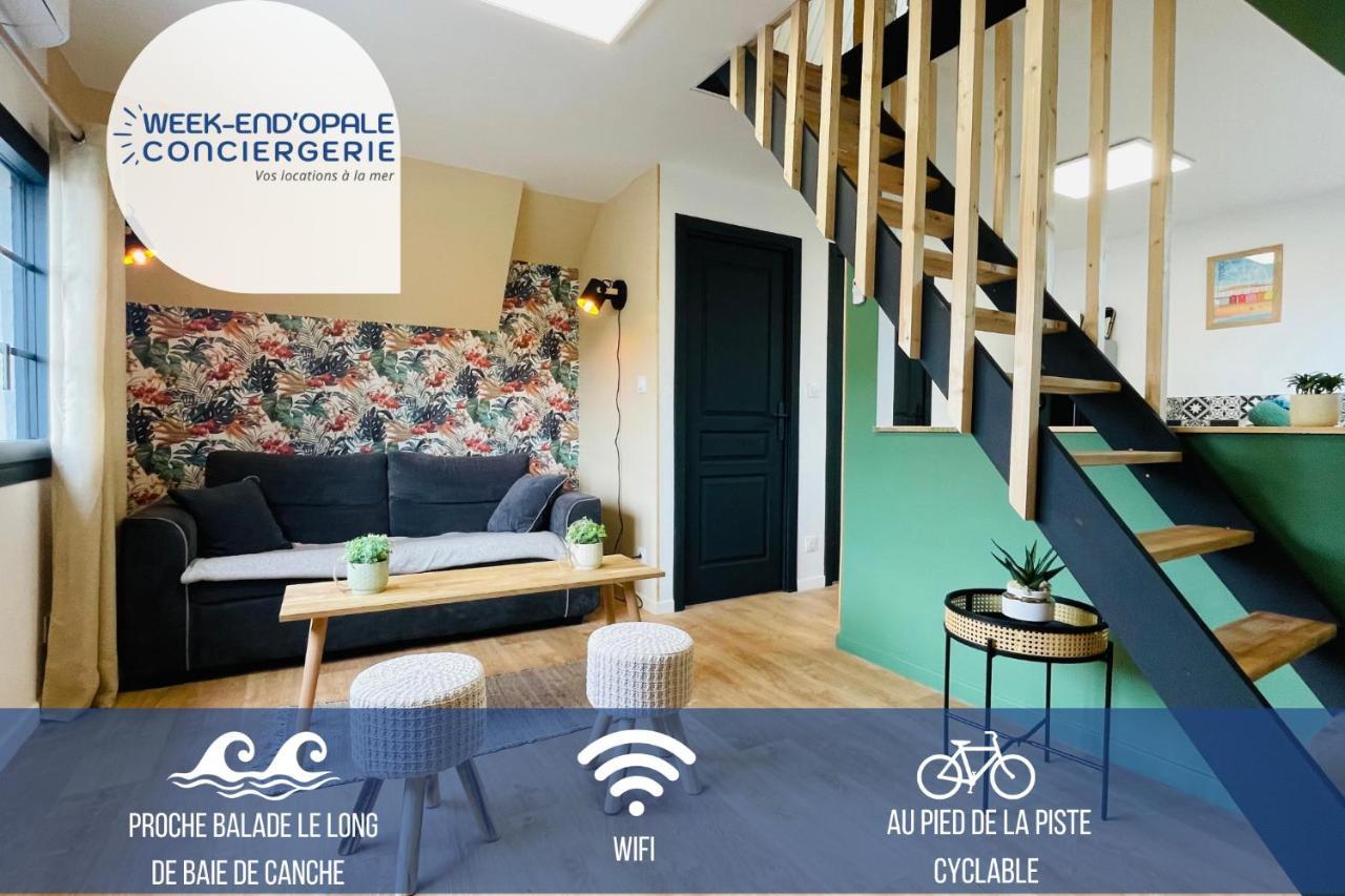 Appartement La Cabane De La Baie. Étaples Exterior foto